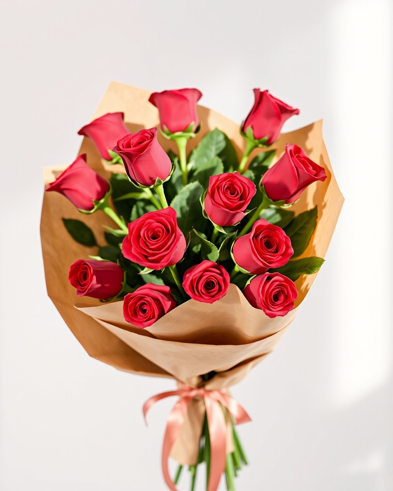 Ramo de rosas rojas